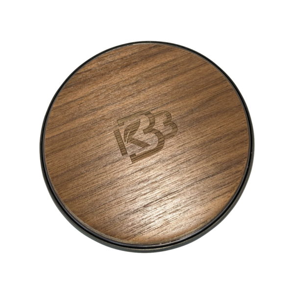 walnut wireless charger for iphone