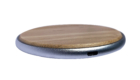 KeyBuildingBlocks Bamboo Wireless Charger - side view