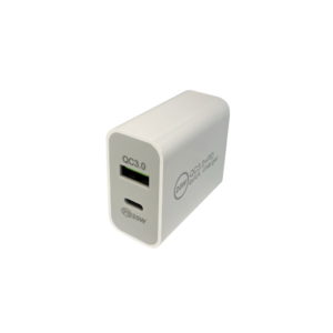 20W fast charging wall adapter for PD 2.0 and QC 3.0 devices